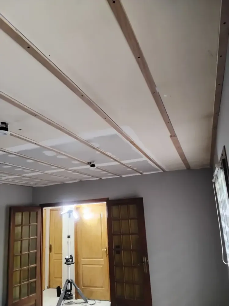 Changement pvc plafond